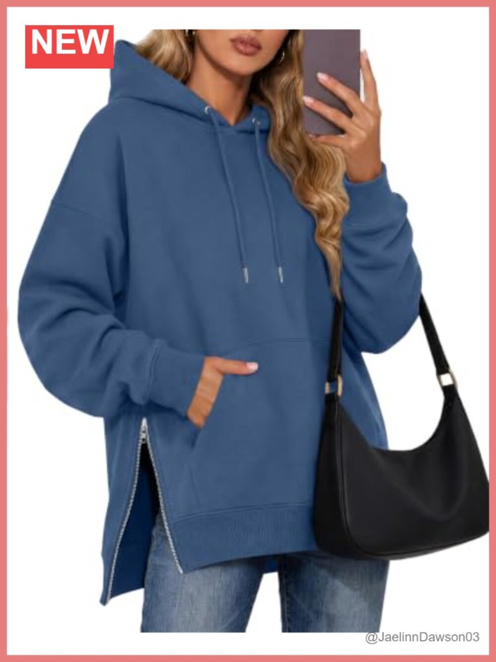 Women's Lightweight Pullover Hoodie Kangaroo Pocket Loose Fit